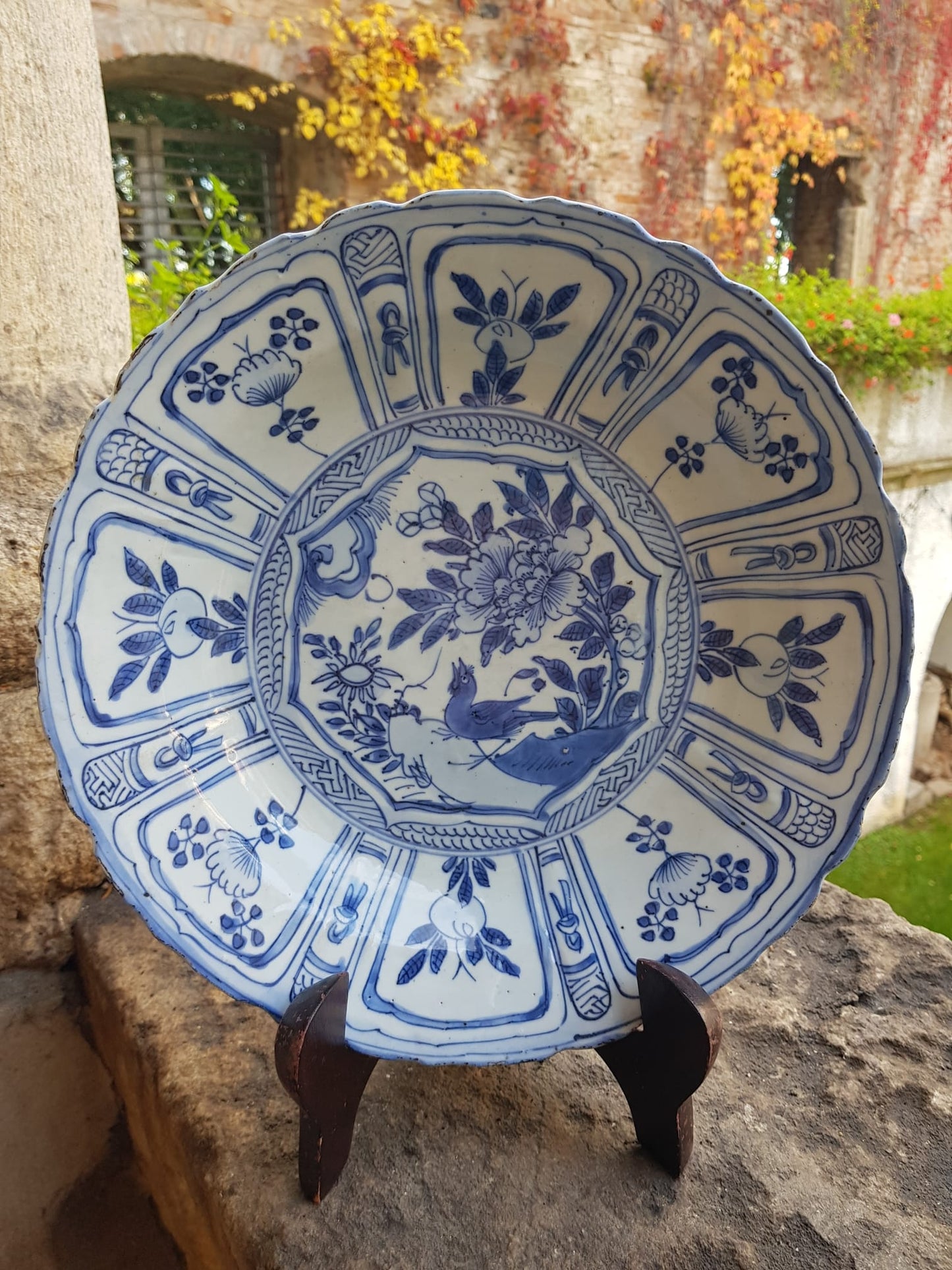 Decorative Plate/Bowl Kraak Type,  Wanli,  China , 17th Century