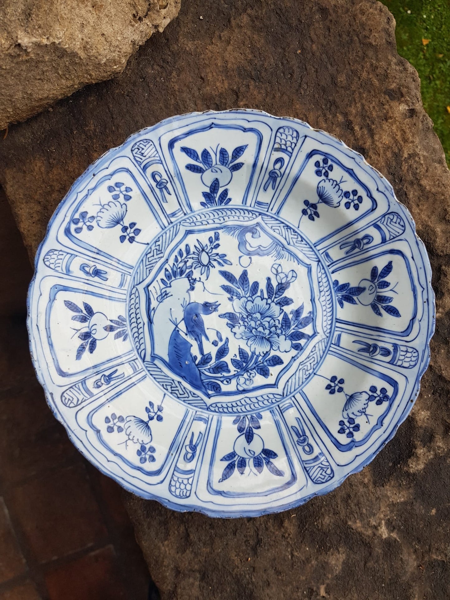 Decorative Plate/Bowl Kraak Type,  Wanli,  China , 17th Century