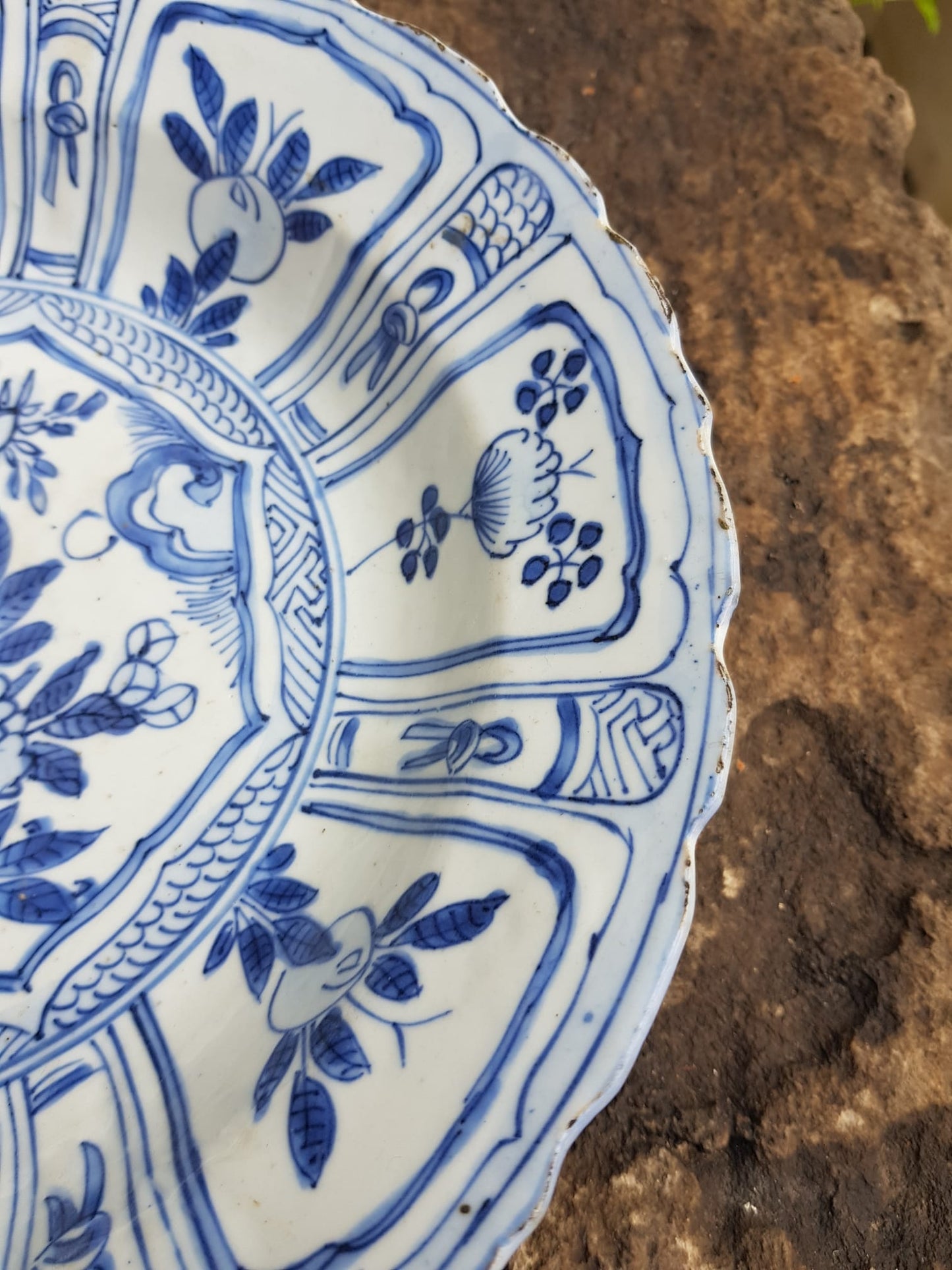 Decorative Plate/Bowl Kraak Type,  Wanli,  China , 17th Century