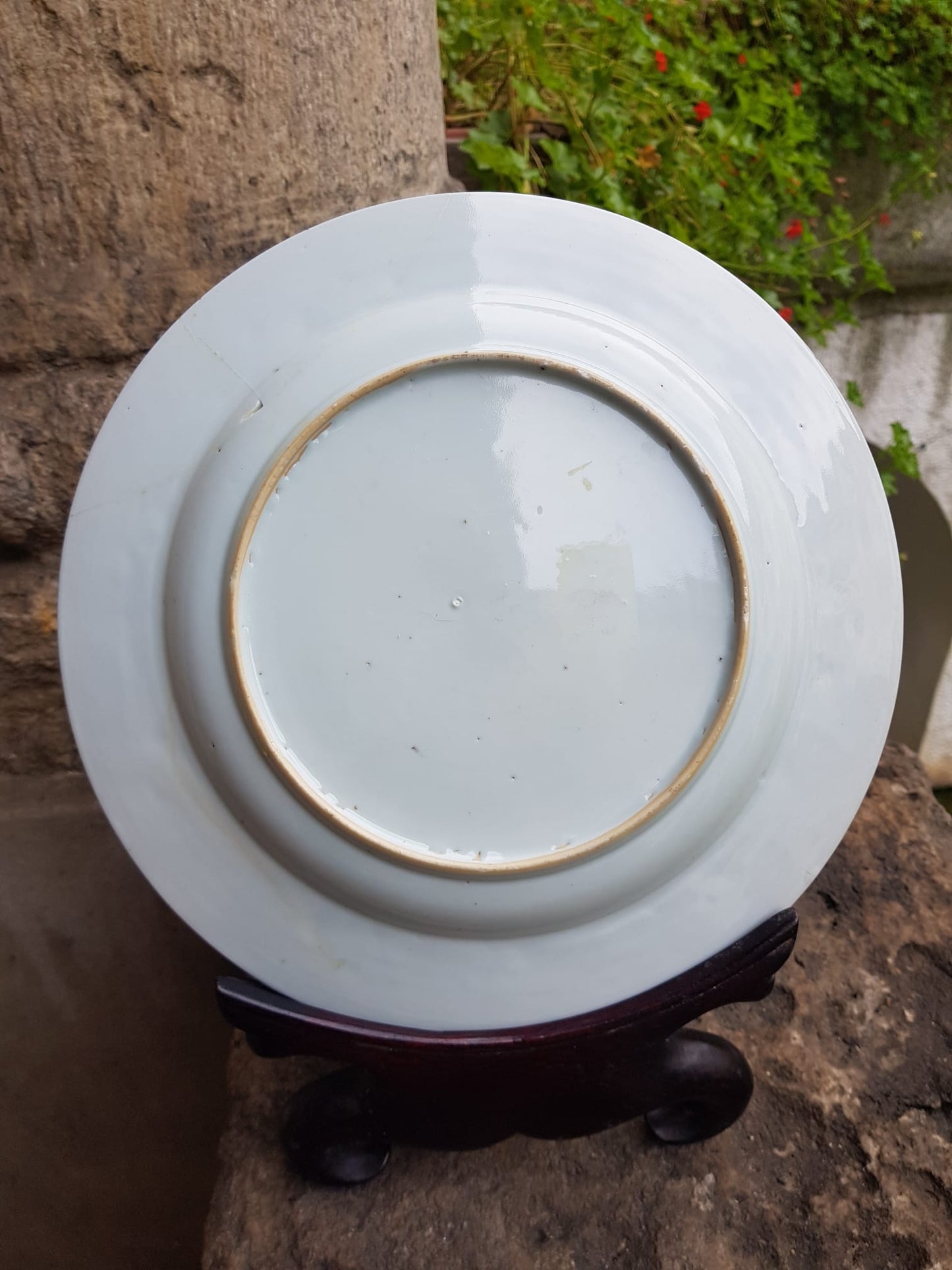 Glazed Imari Plate, China  18th Century