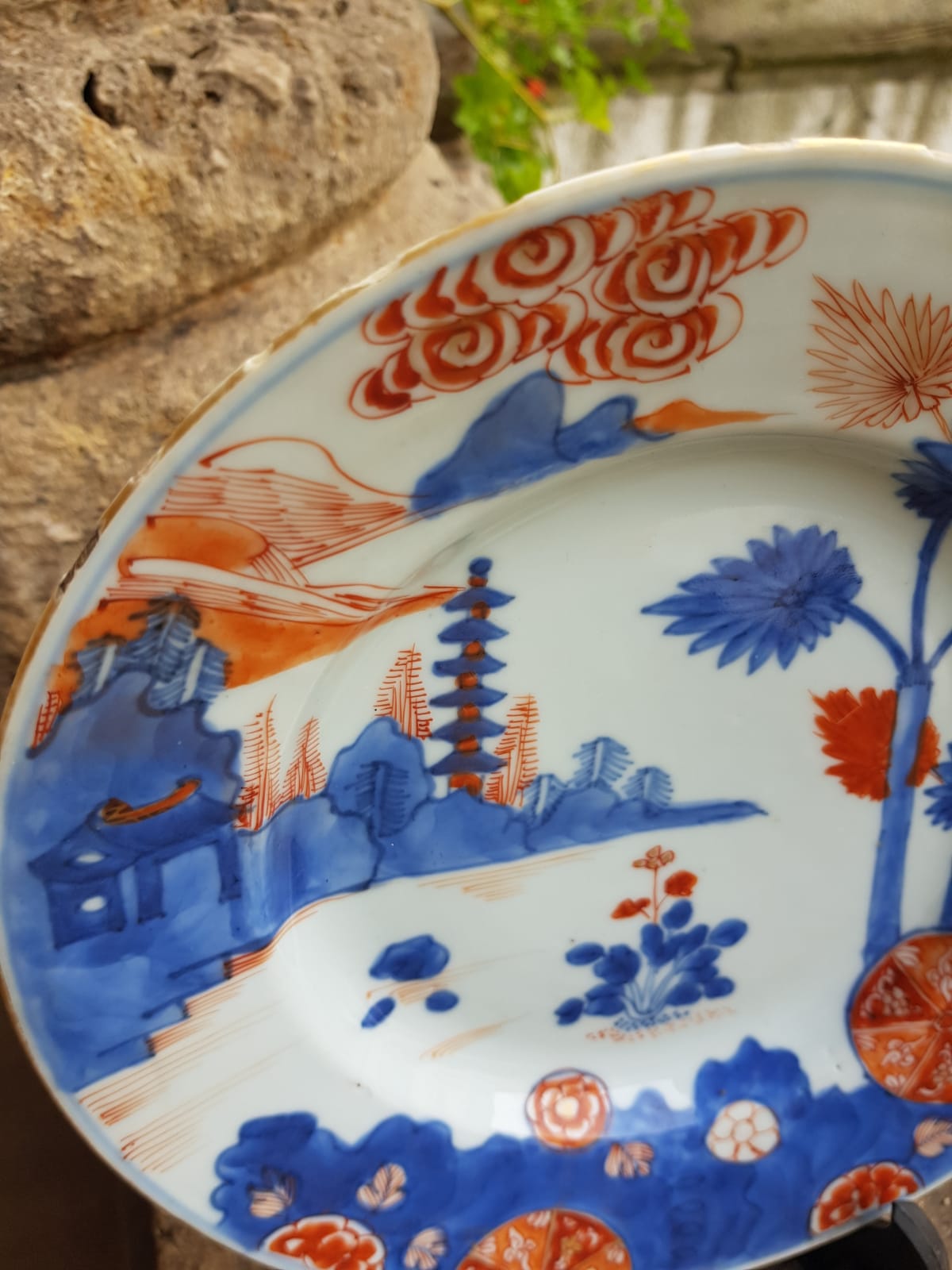 Imari Decorative Plate,  Qing Dynasty, China 18/19th Century