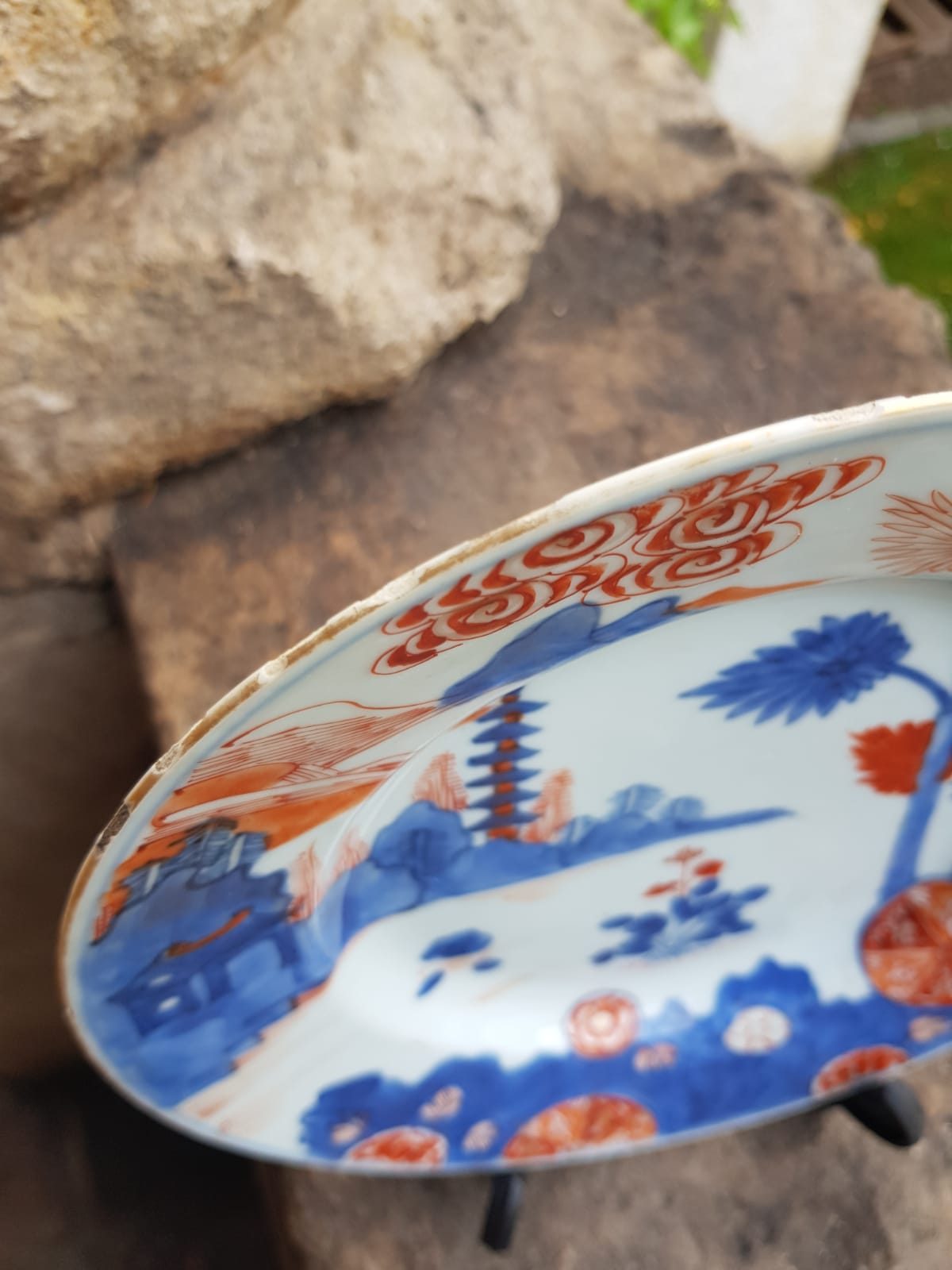 Imari Decorative Plate,  Qing Dynasty, China 18/19th Century