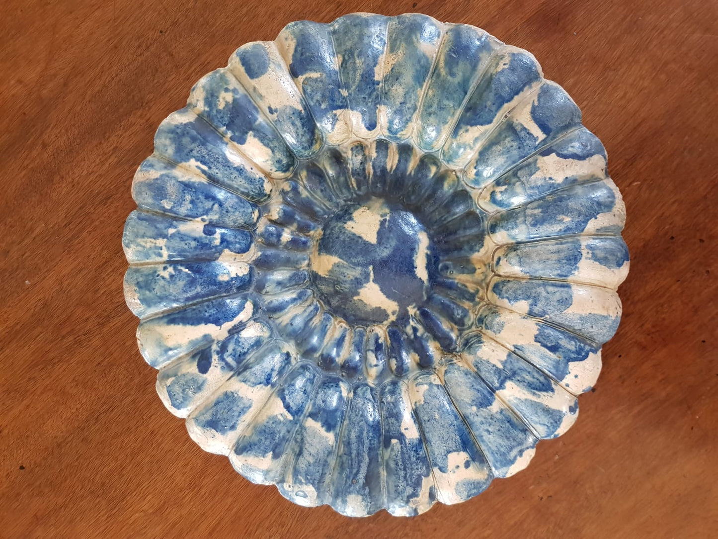 Large Ceramic Bowl/Plate Hedingham Castle Pottery, England, late 19th Century