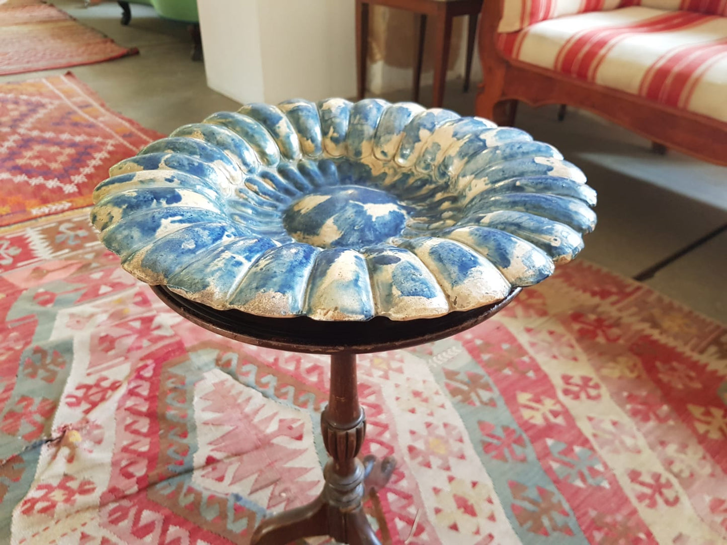 Large Ceramic Bowl/Plate Hedingham Castle Pottery, England, late 19th Century