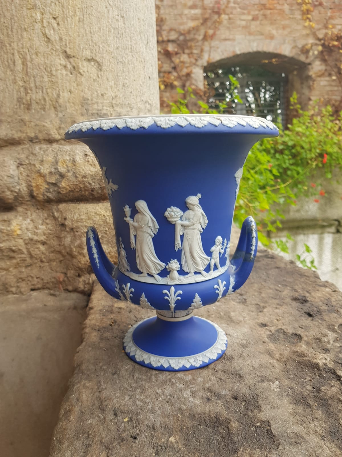 Campana Vase, Jasperware Wedgwood, England, 19th Century