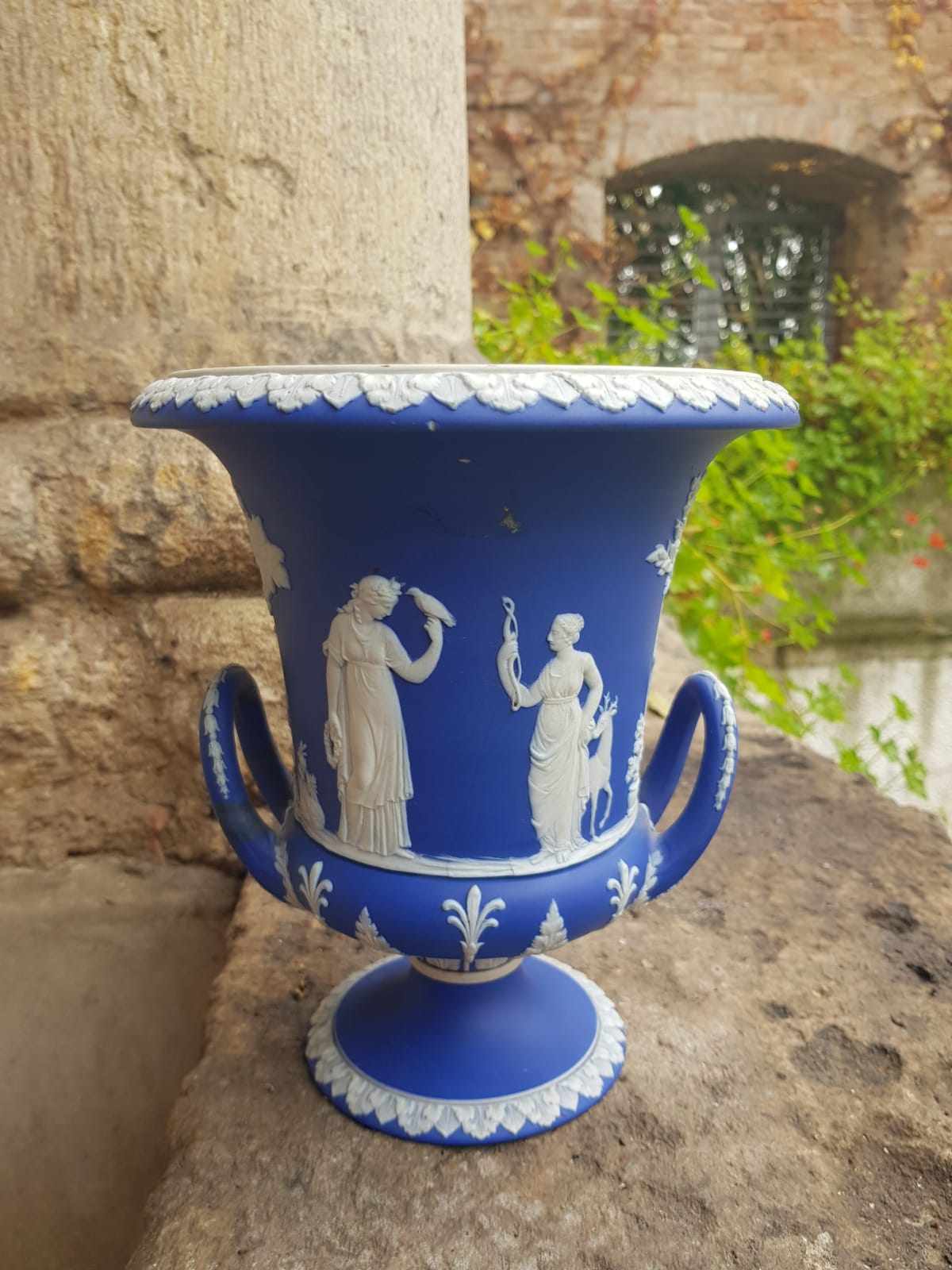 Campana Vase, Jasperware Wedgwood, England, 19th Century