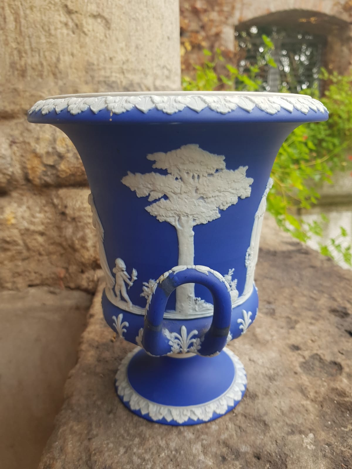 Campana Vase, Jasperware Wedgwood, England, 19th Century