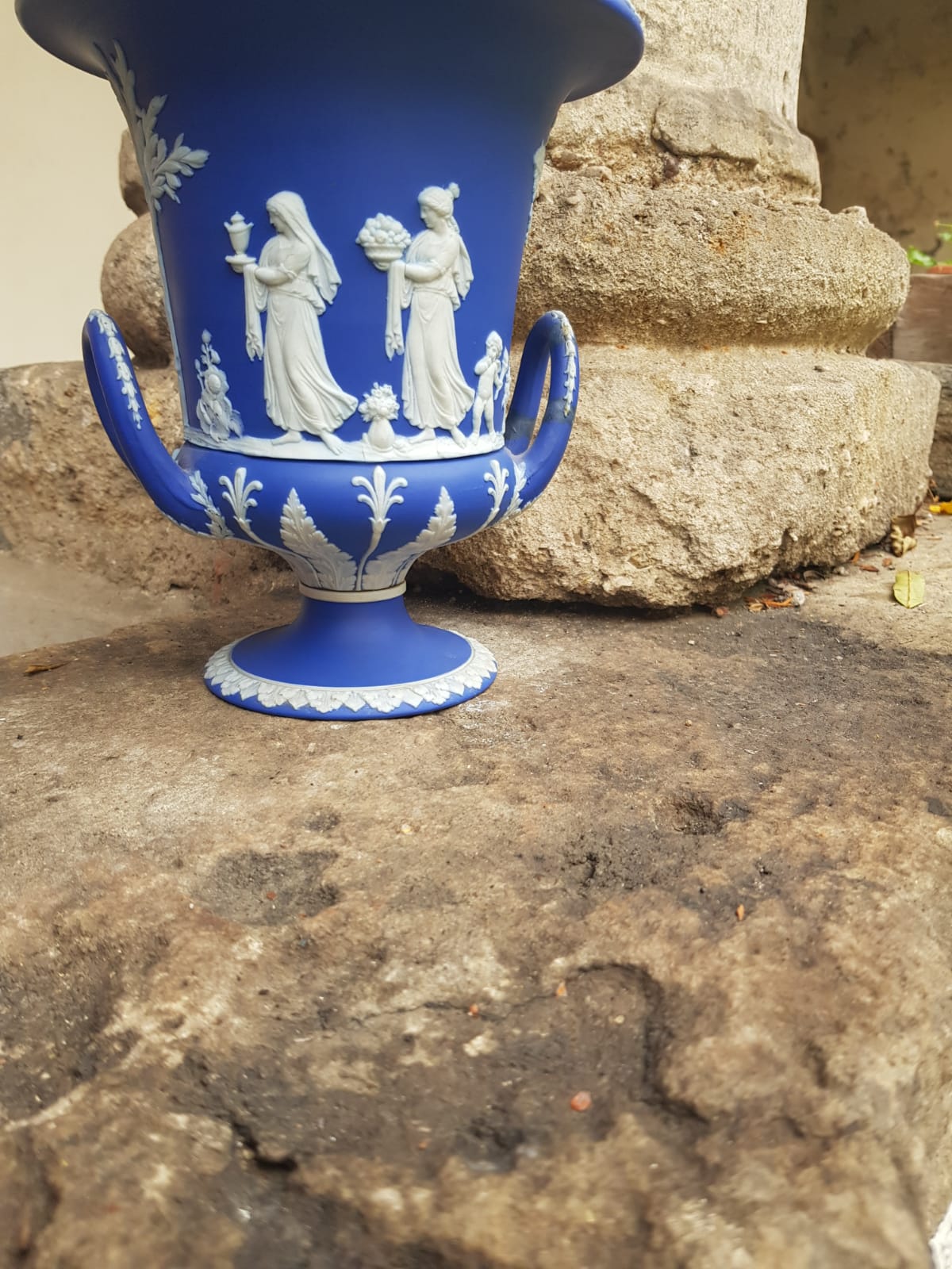 Campana Vase, Jasperware Wedgwood, England, 19th Century