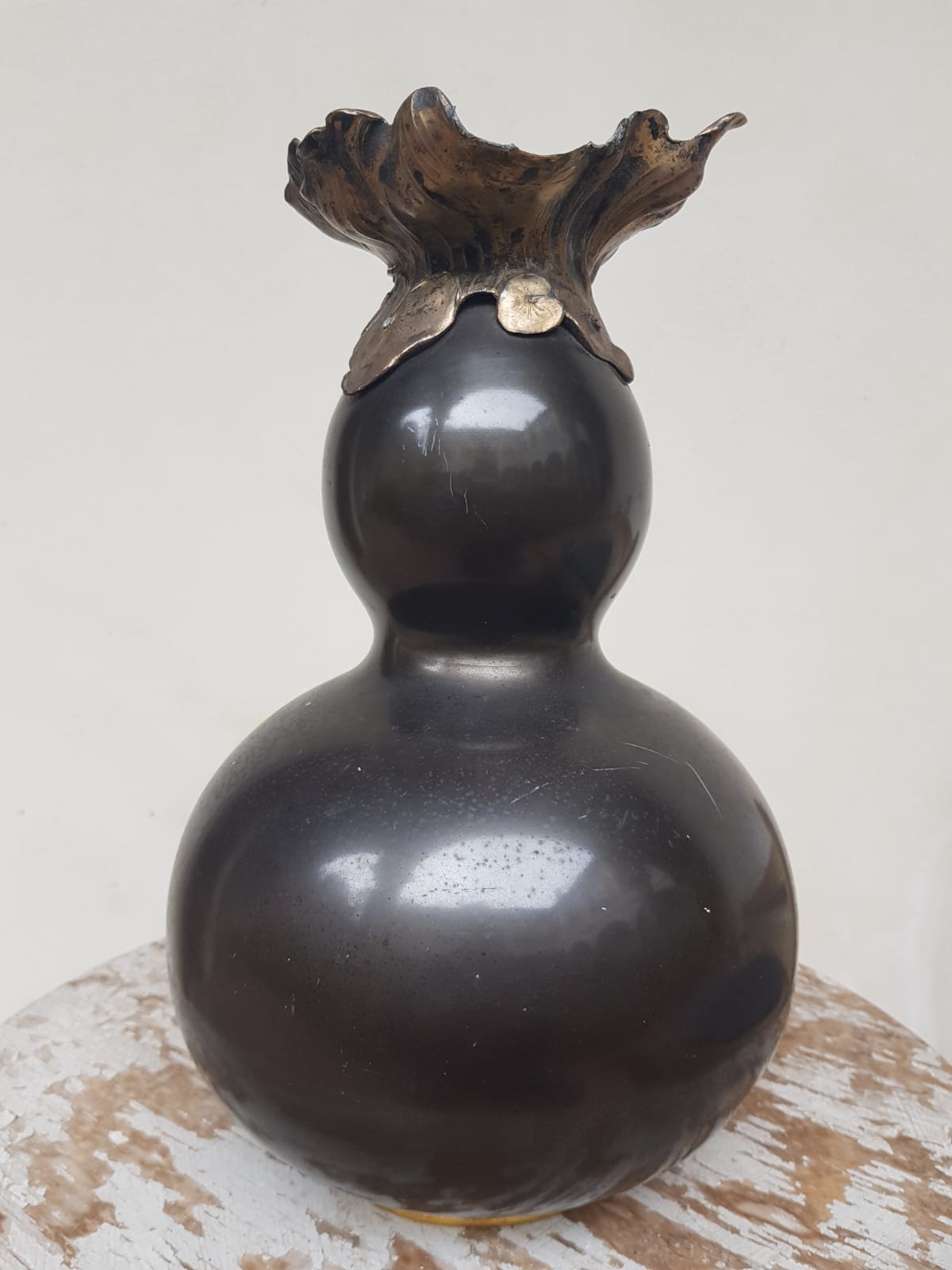 Bronze Japanese Vase, Meiji Period, cca 1900
