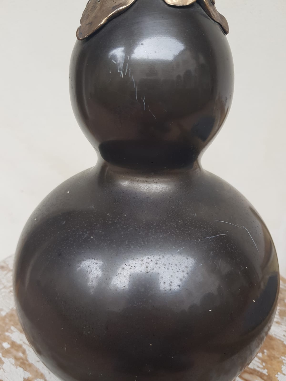 Bronze Japanese Vase, Meiji Period, cca 1900