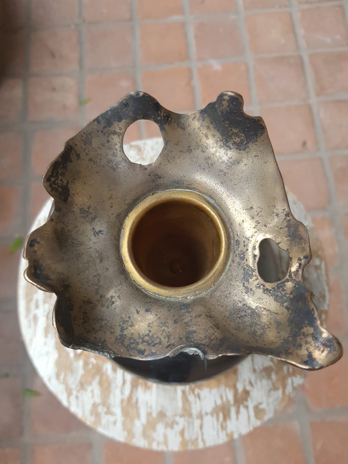 Bronze Japanese Vase, Meiji Period, cca 1900