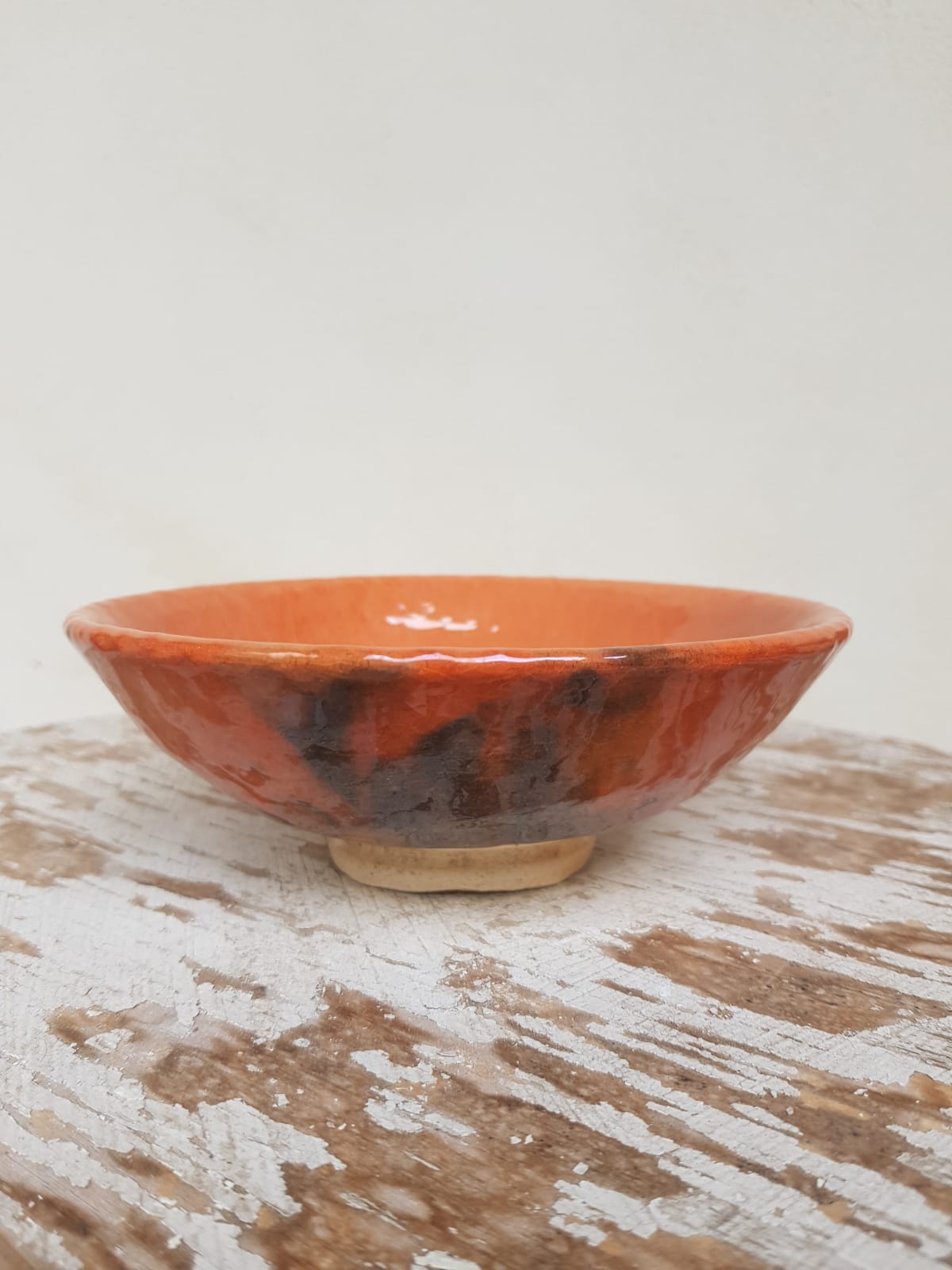 Glazed Ceramic Tea Bowl by Heian Waraku, Japan, Mid 20th Century