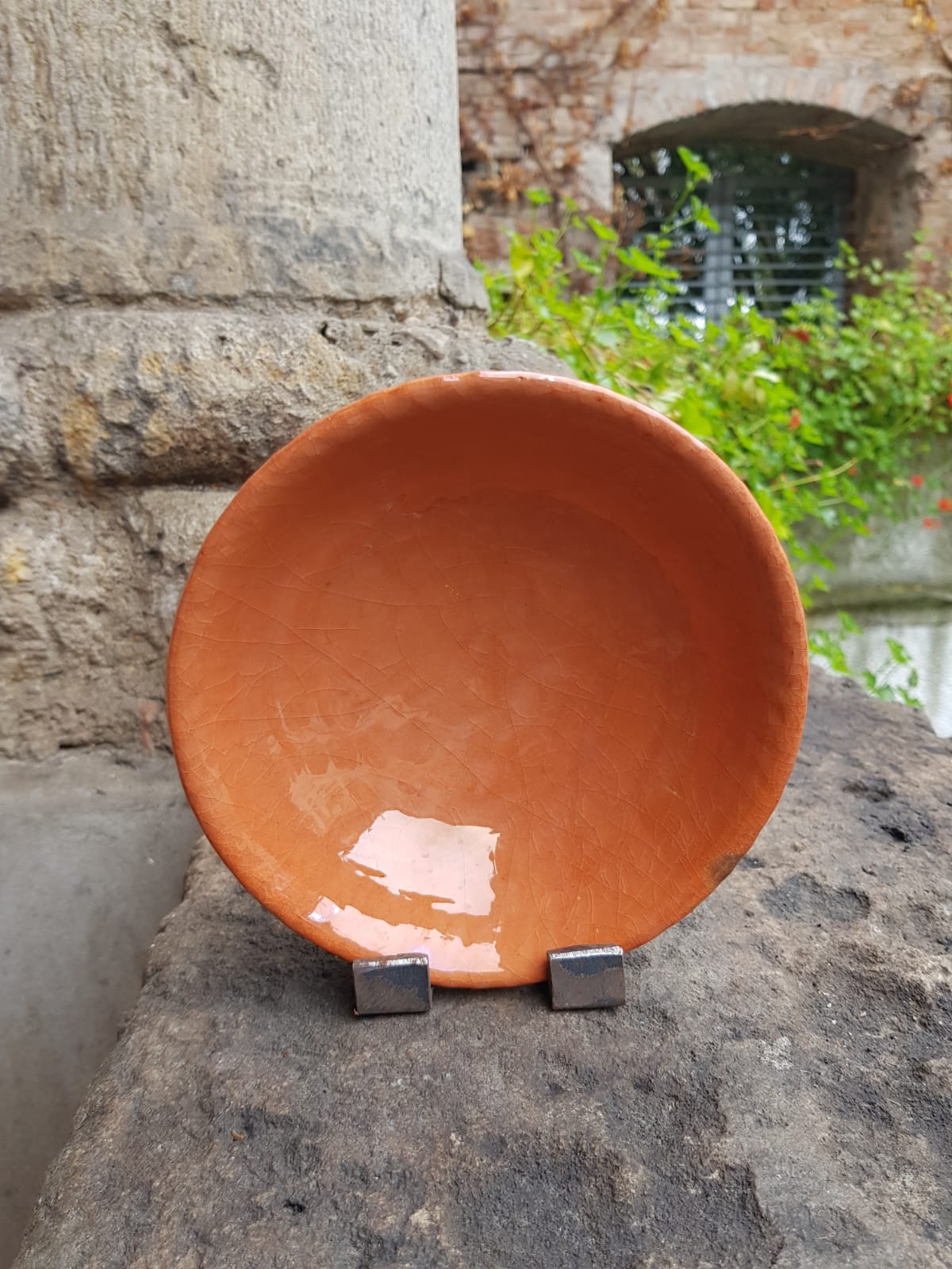Glazed Ceramic Tea Bowl by Heian Waraku, Japan, Mid 20th Century