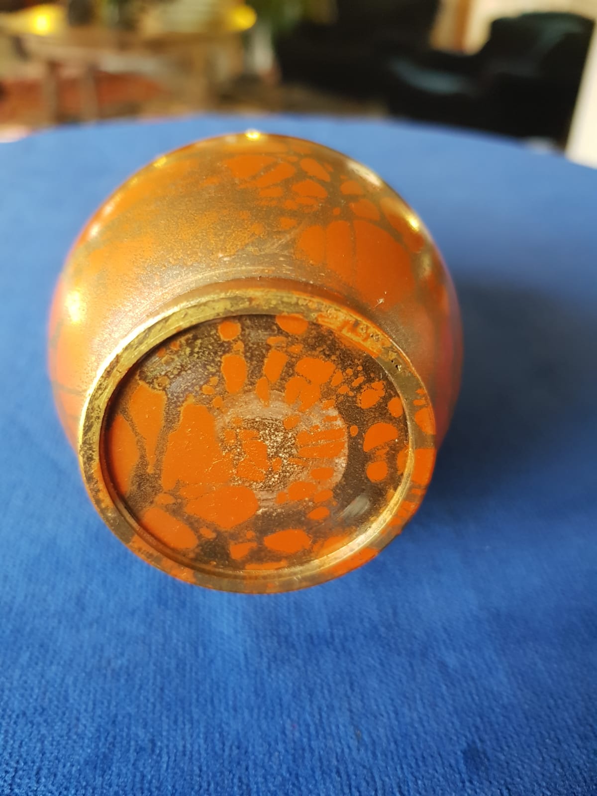 Vintage Japanese Murashido Patinated Vase, 20th Century