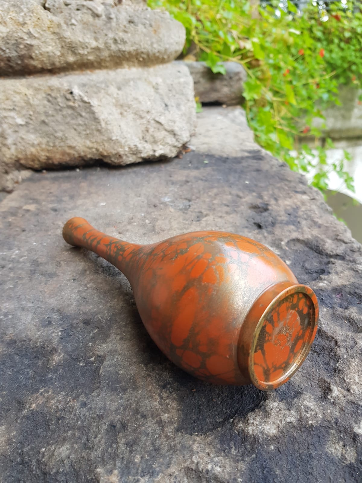 Vintage Japanese Murashido Patinated Vase, 20th Century