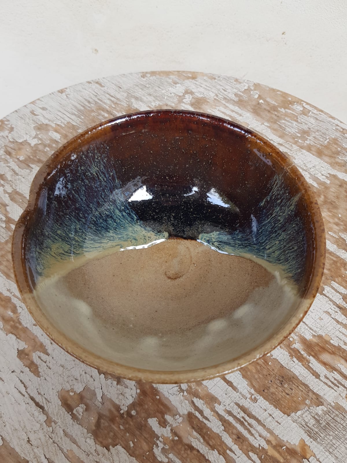 Karatsu Ware Chawan, Glazed Ceramic Tea Bowl, Japan, Mid 20th Century