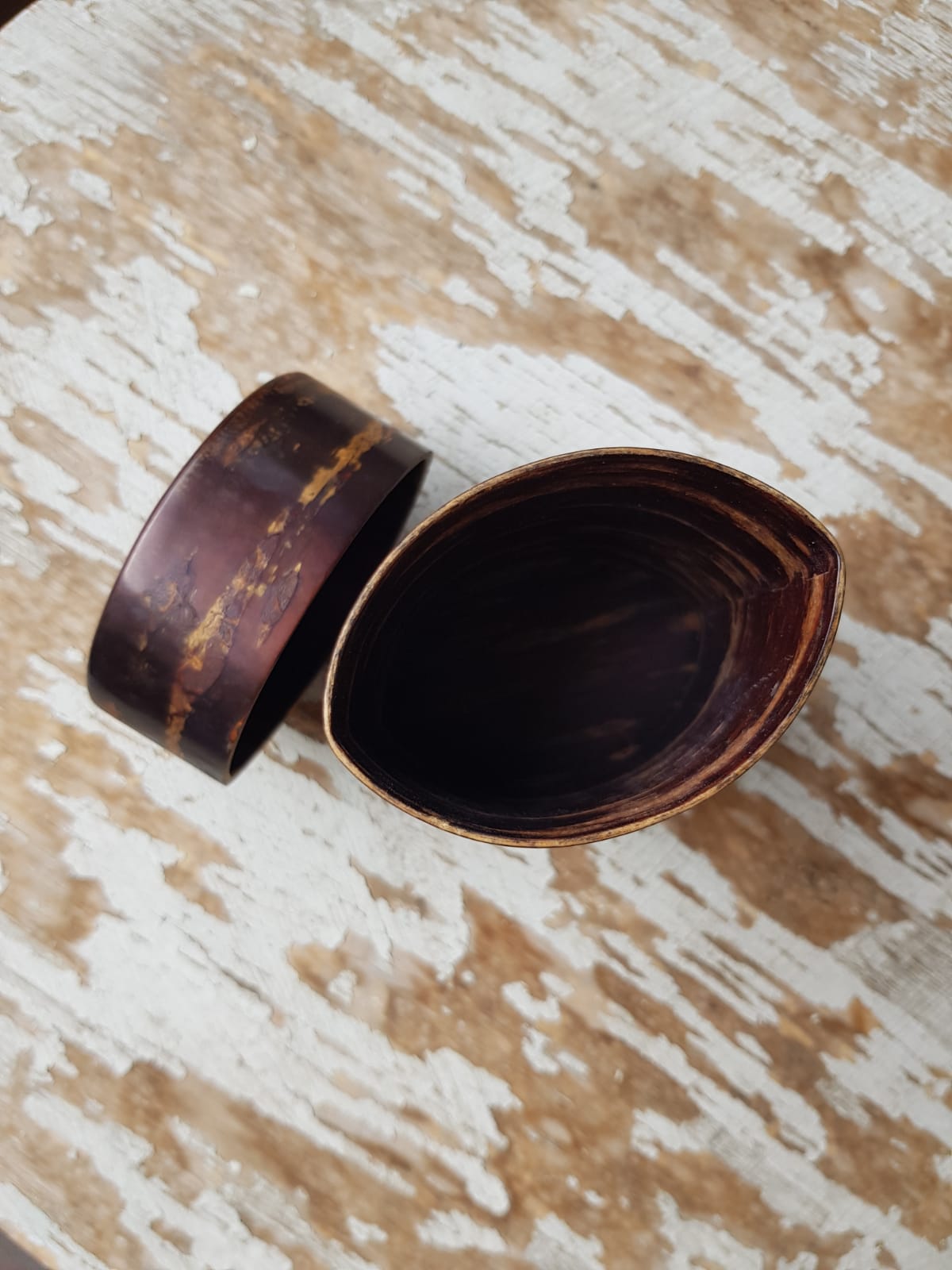 Traditional Handmade Japanese Kabazaiku Tea Container, 20th Century