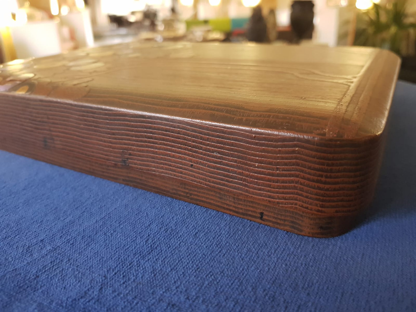 Vintage Japanese Lacquer Box with Abalone Shell Inlay