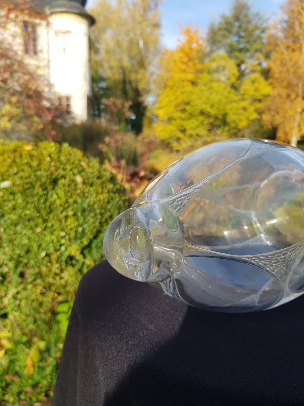 Vintage Hand-blown Glass Vase, Germany, late 20th Century