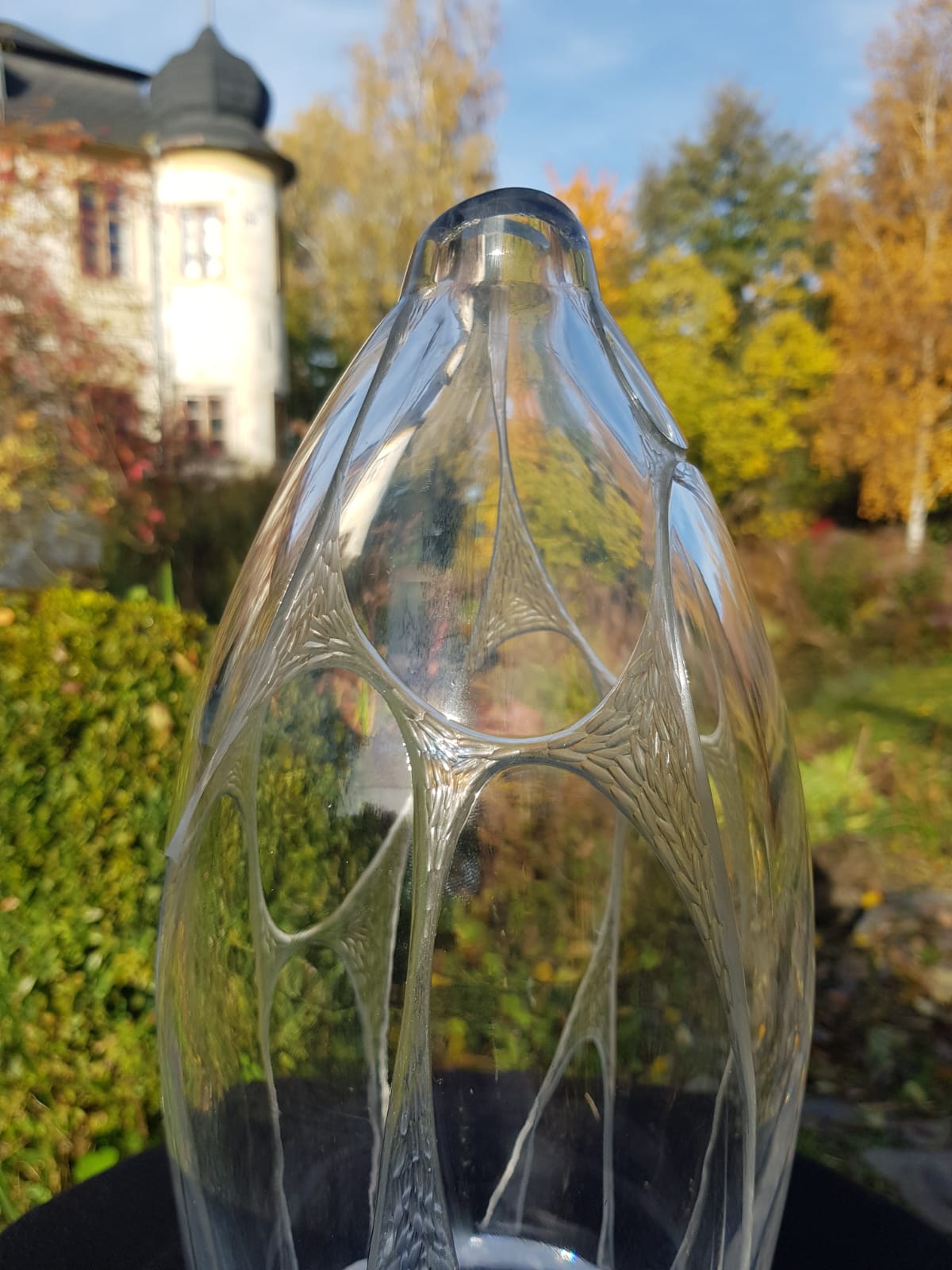 Vintage Hand-blown Glass Vase, Germany, late 20th Century