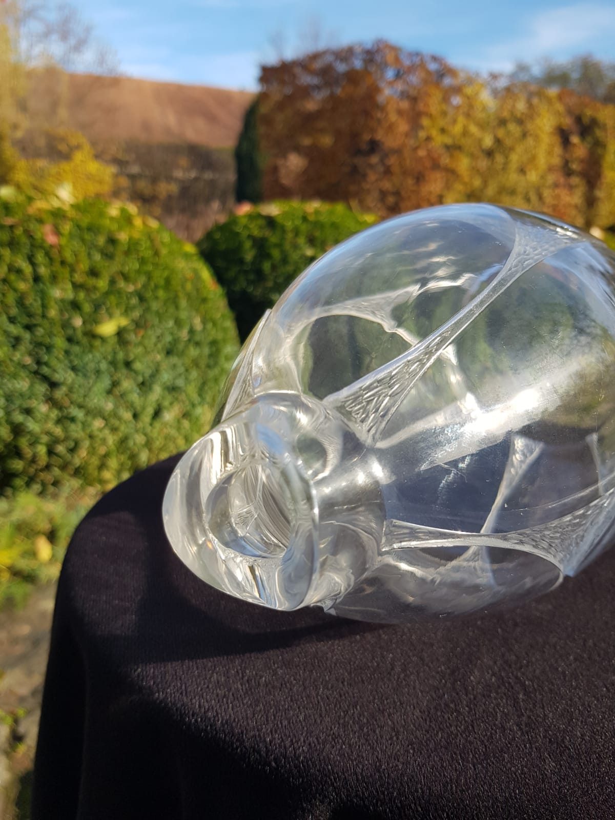 Vintage Hand-blown Glass Vase, Germany, late 20th Century