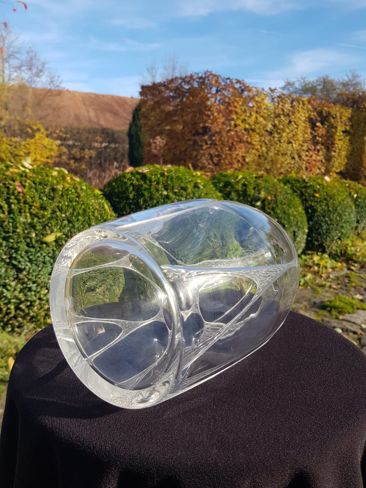 Vintage Hand-blown Glass Vase, Germany, late 20th Century