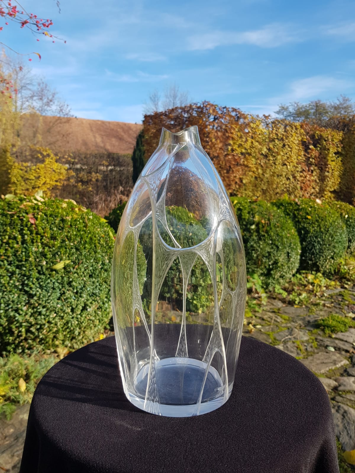 Vintage Hand-blown Glass Vase, Germany, late 20th Century