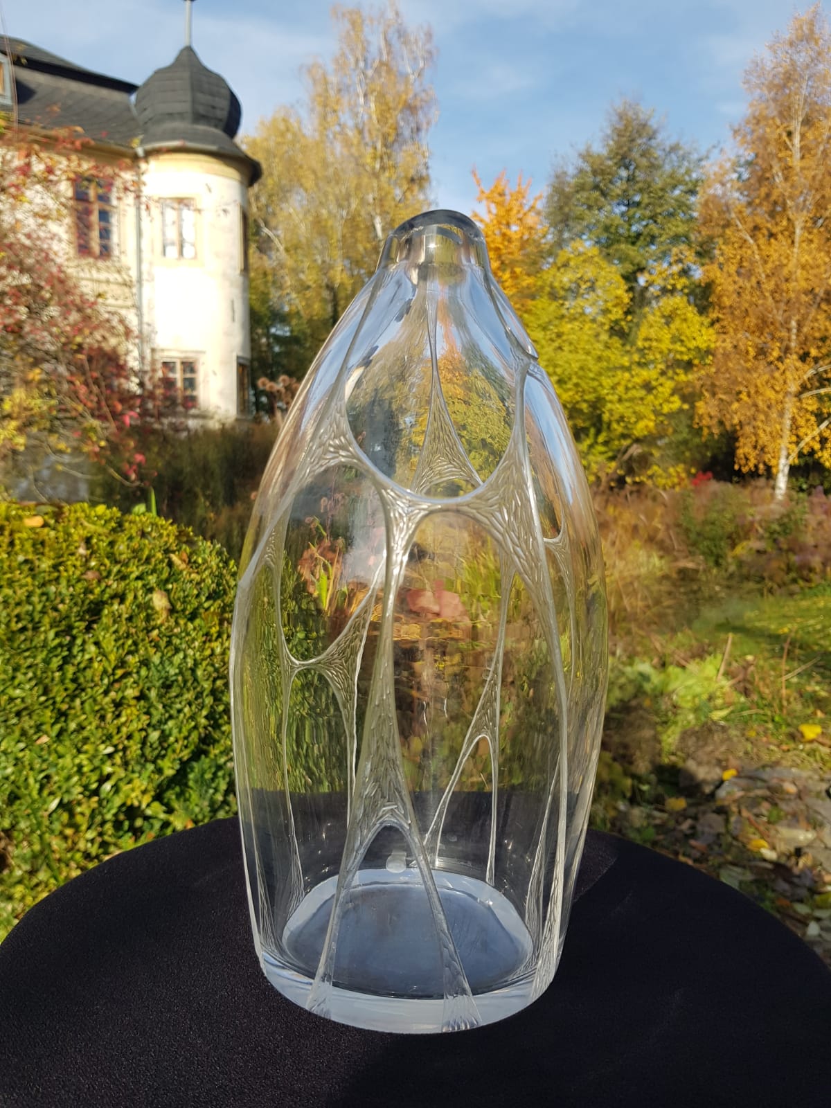 Vintage Hand-blown Glass Vase, Germany, late 20th Century