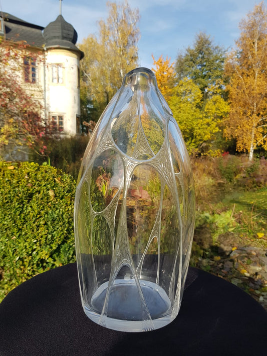 Vintage Hand-blown Glass Vase, Germany, late 20th Century