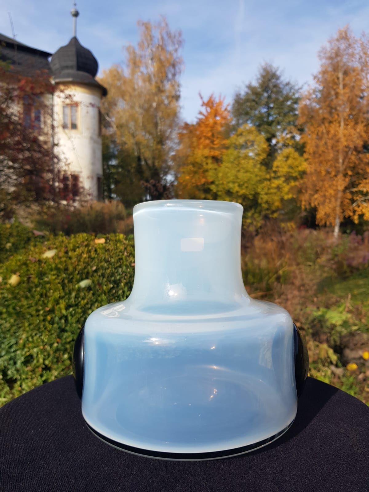 Antique Koloman Moser Glass Vase, Bohemia 1903