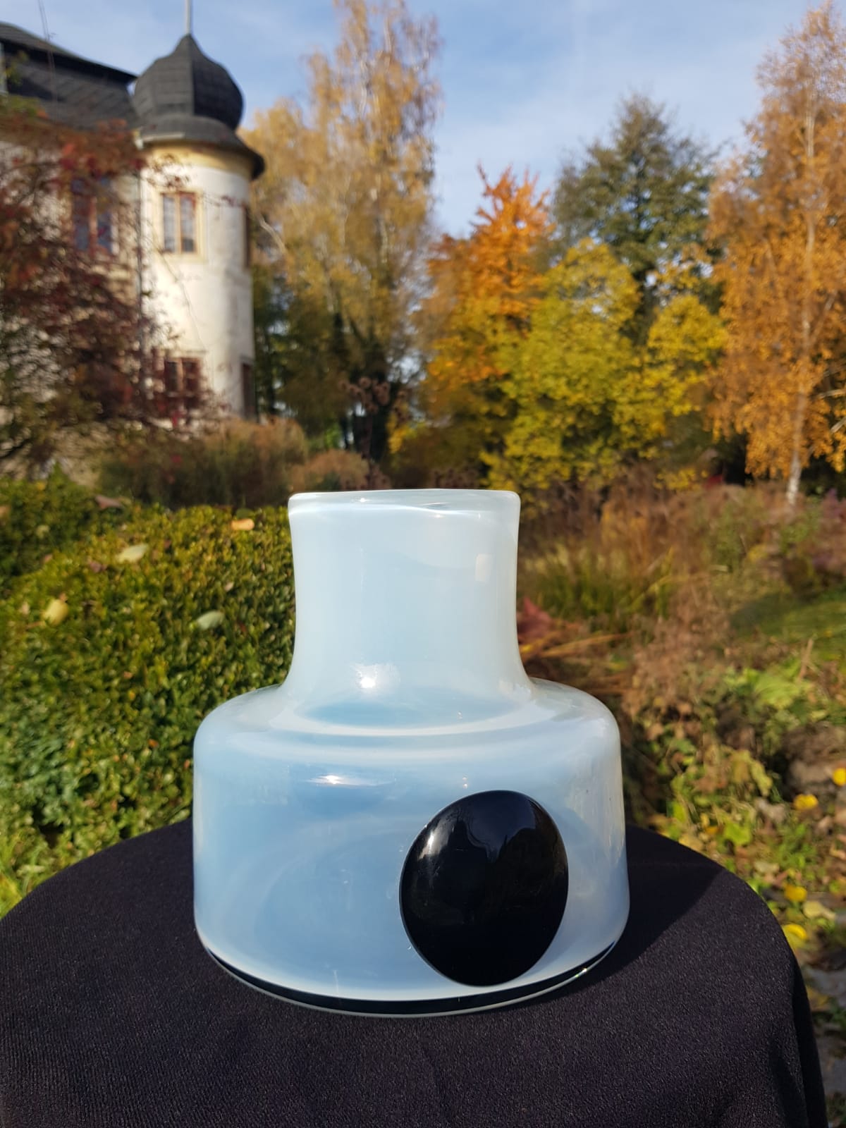 Antique Koloman Moser Glass Vase, Bohemia 1903