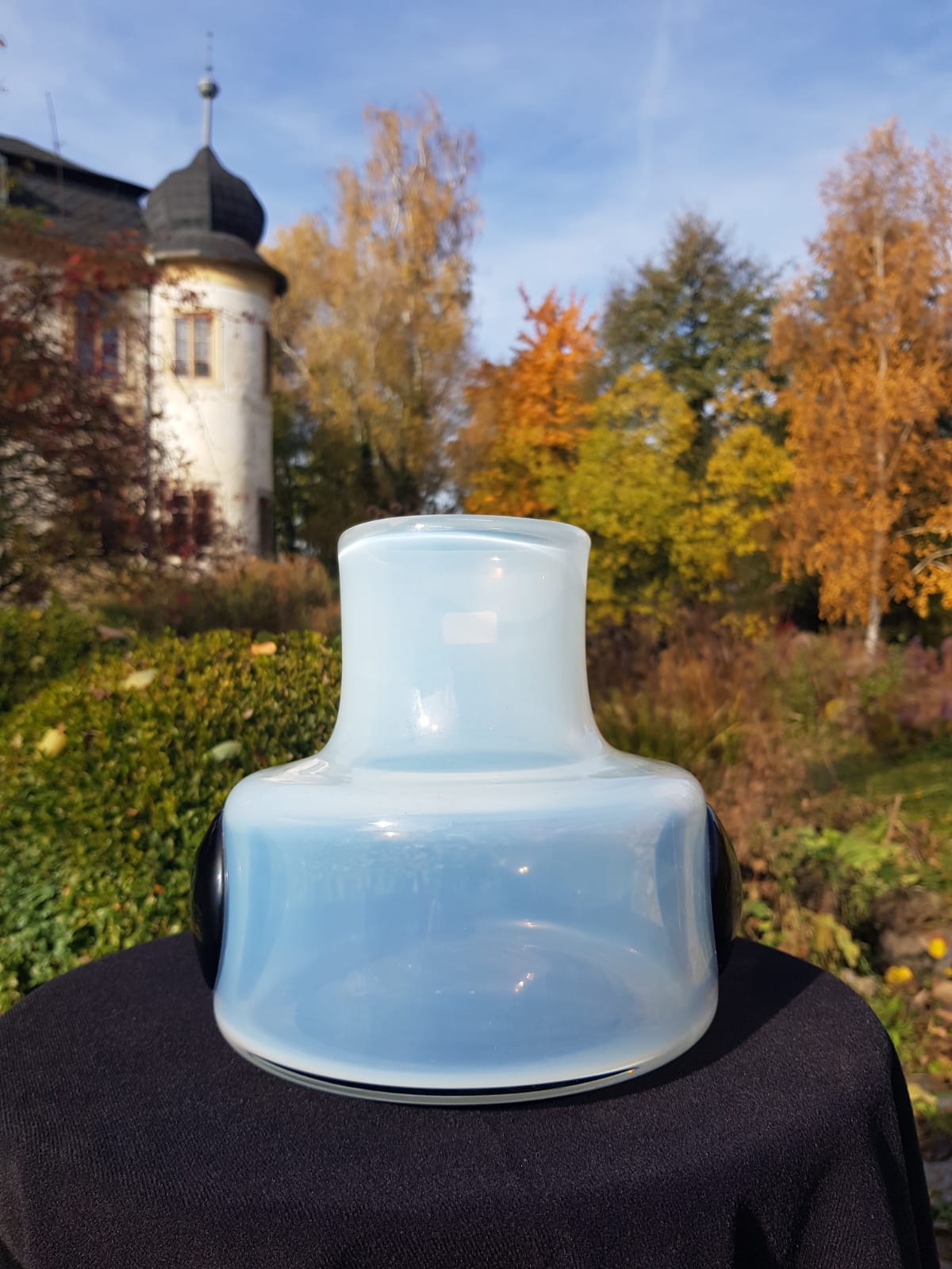 Antique Koloman Moser Glass Vase, Bohemia 1903