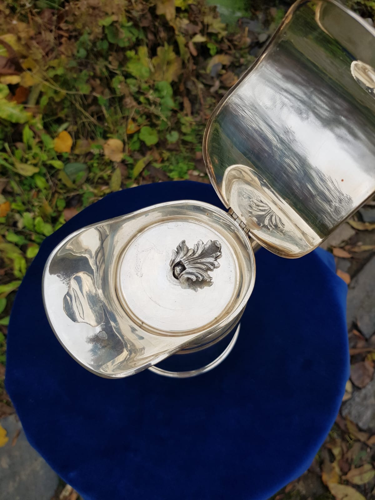 Vintage 800 Silver Jug with Hermetic Lid, mid 20th Century