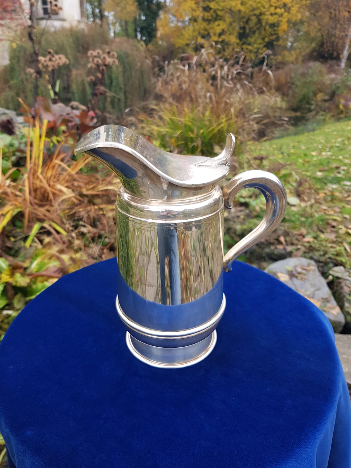 Vintage 800 Silver Jug with Hermetic Lid, mid 20th Century