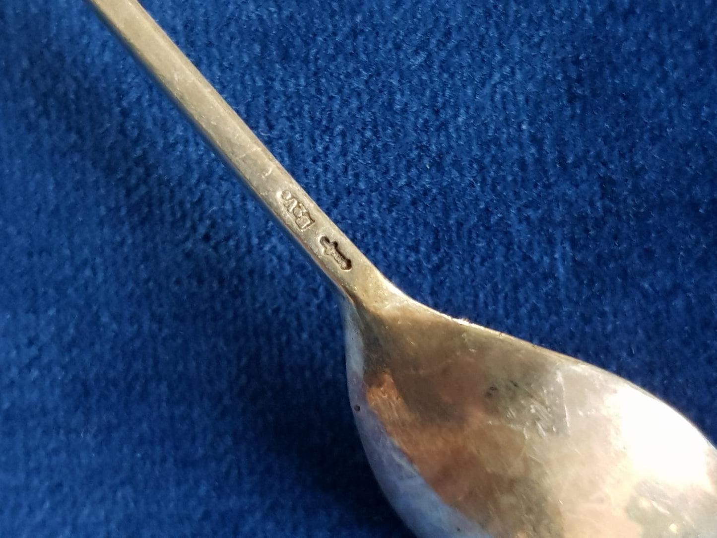 Antique Set of 8 pcs of Demitasse/Coffee Spoons, 800 Silver, Bohemia late 1800s/ early 1900s