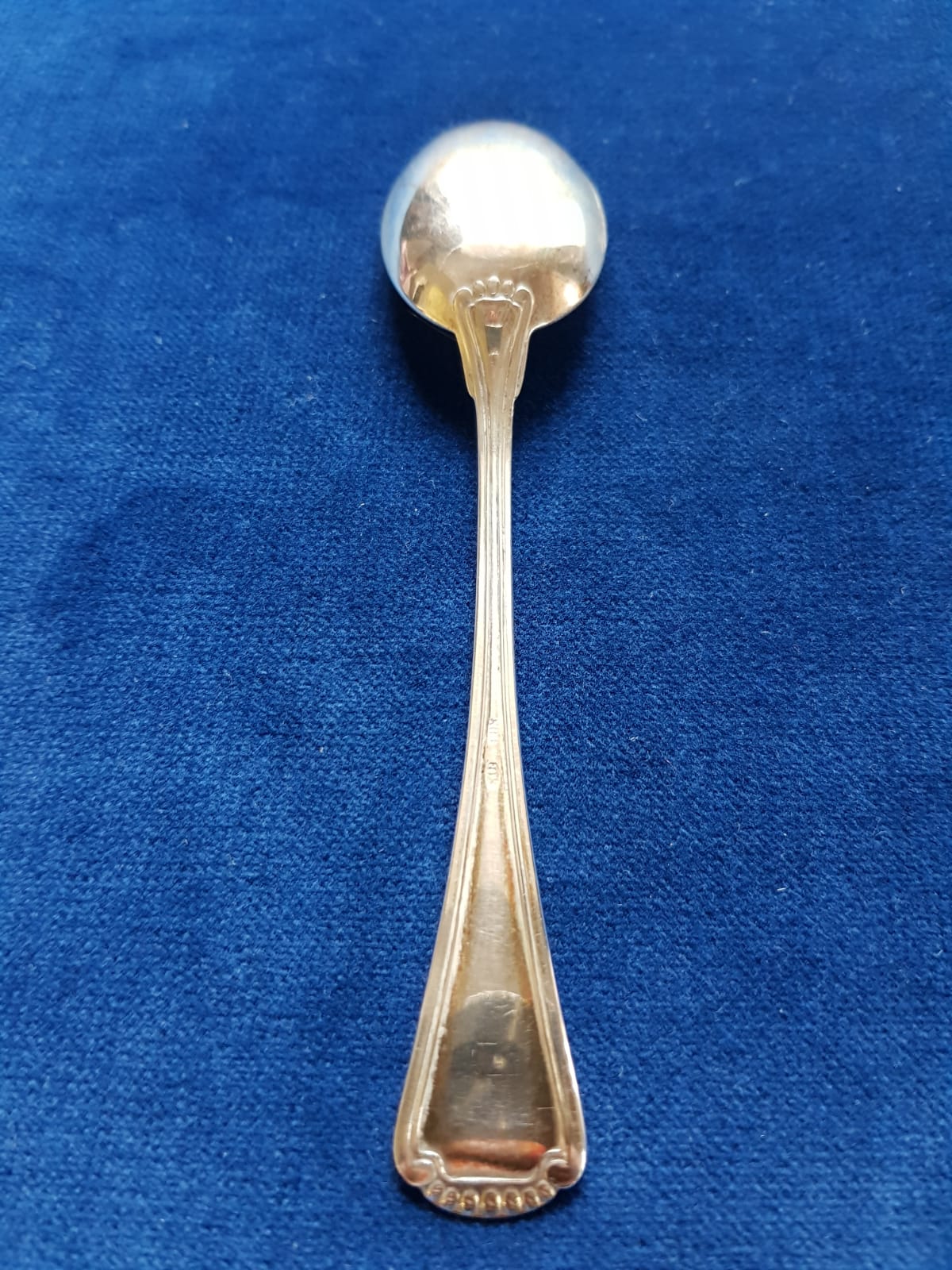 Set of 3 pcs of Antique Mocca 800 Silver Spoons, Germany, late 19th Century