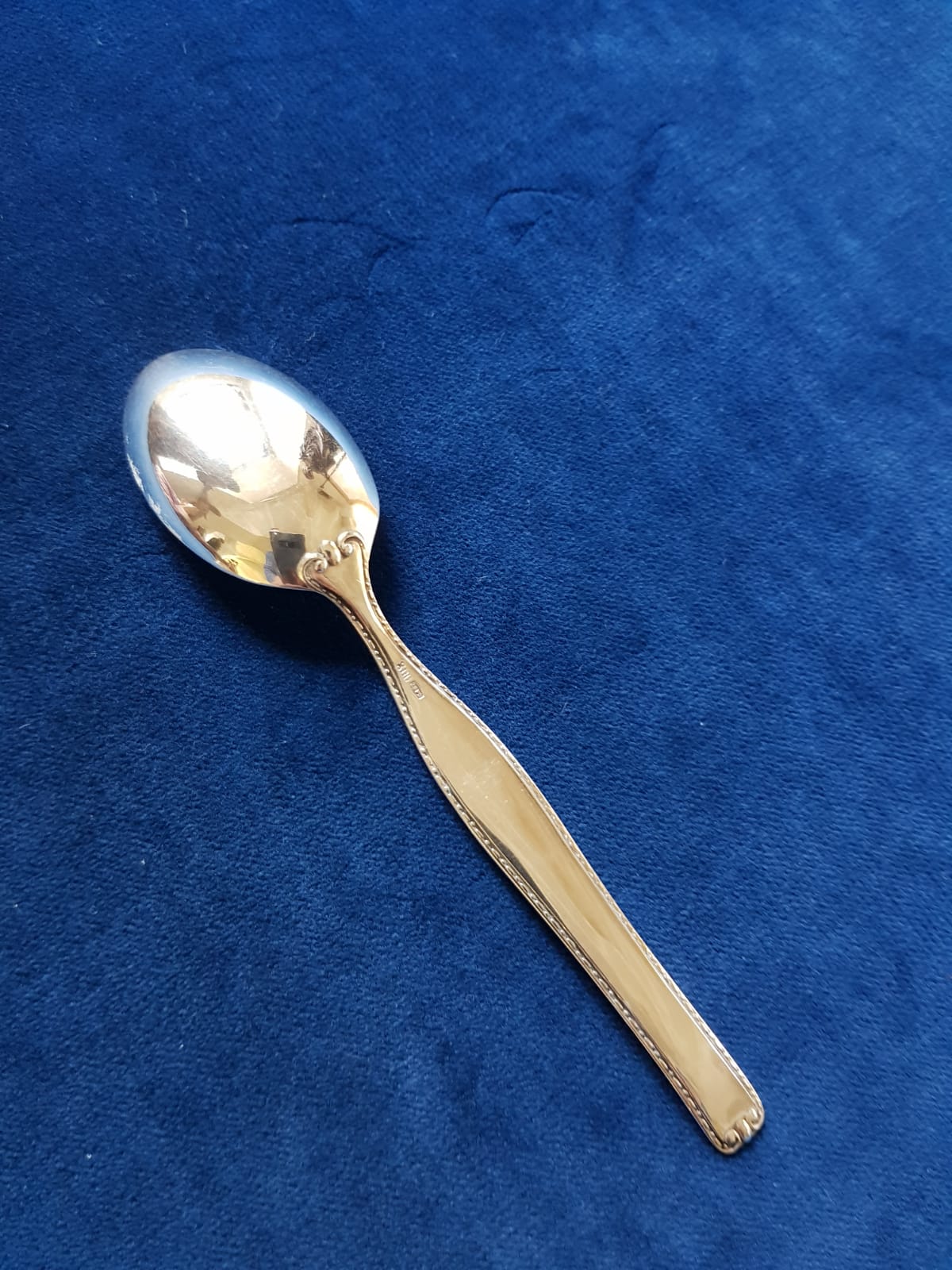 Set of 6 pcs of 800 Silver Teaspoons, Europe, late 19th Century