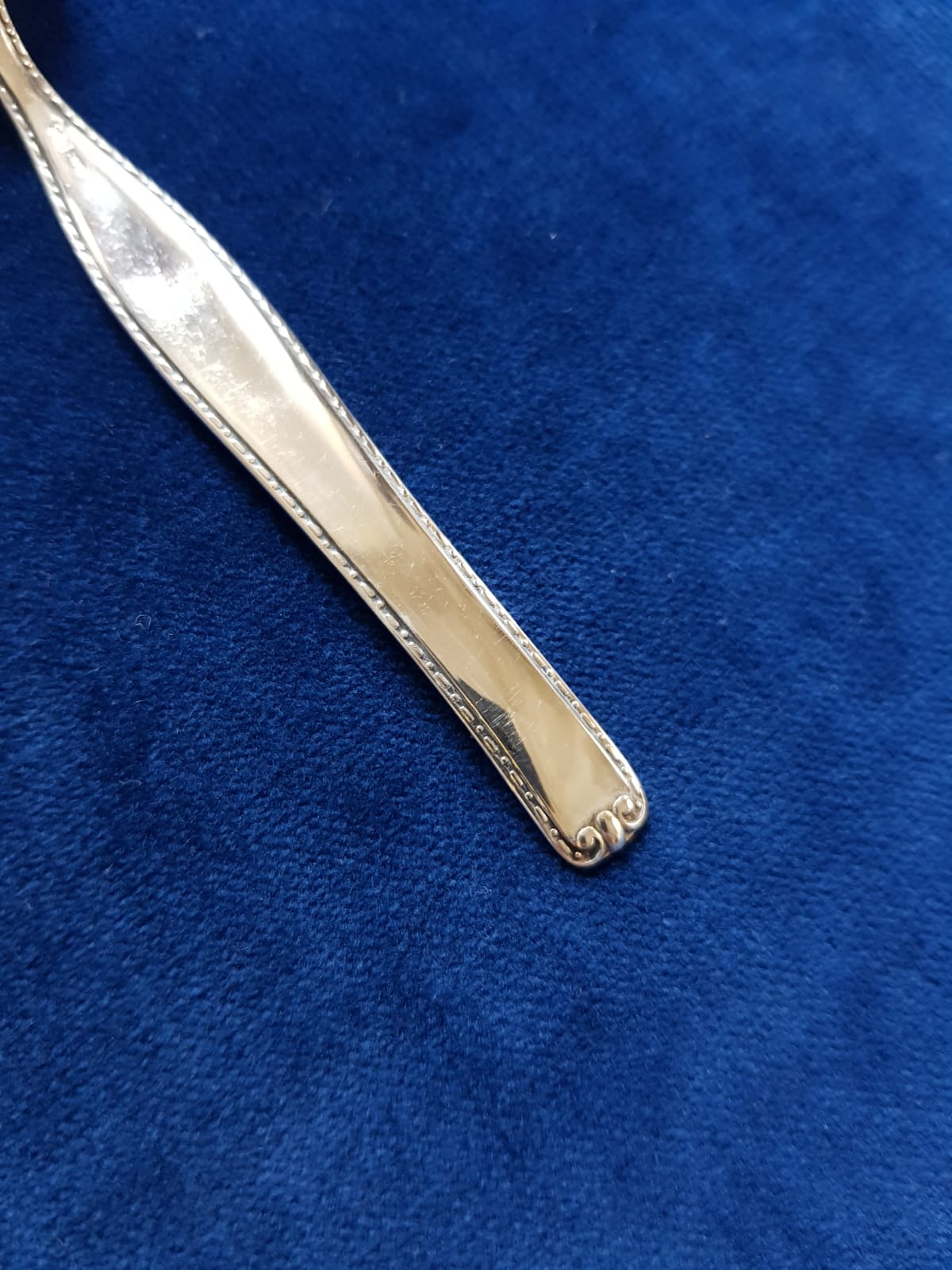 Set of 6 pcs of 800 Silver Teaspoons, Europe, late 19th Century