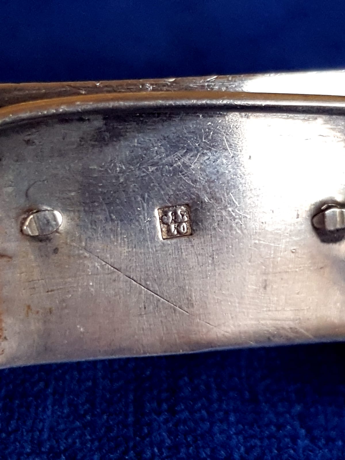 Set of 5 pcs Antique Silver Place Card Holders