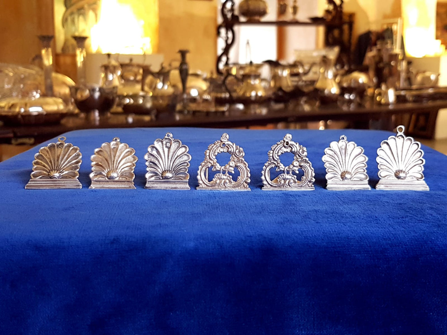 Set of 7 pcs Antique Silver Place Card Holders (Kopie)