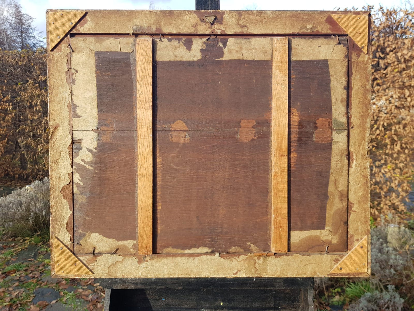 Antique 18th Century "Old Master Style" Dutch/Flemish Tavern Scene, Oil on Wooden (Oak)  Panel