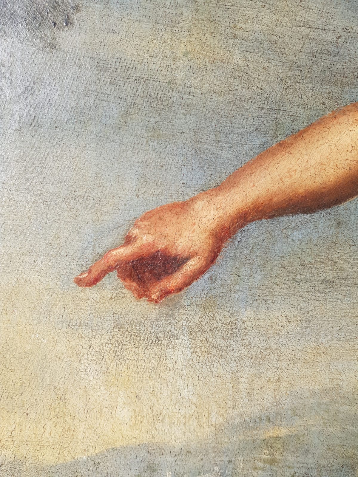 Hagar and The Angel, Oil on Canvas, Framed, Italian School, 17th Century