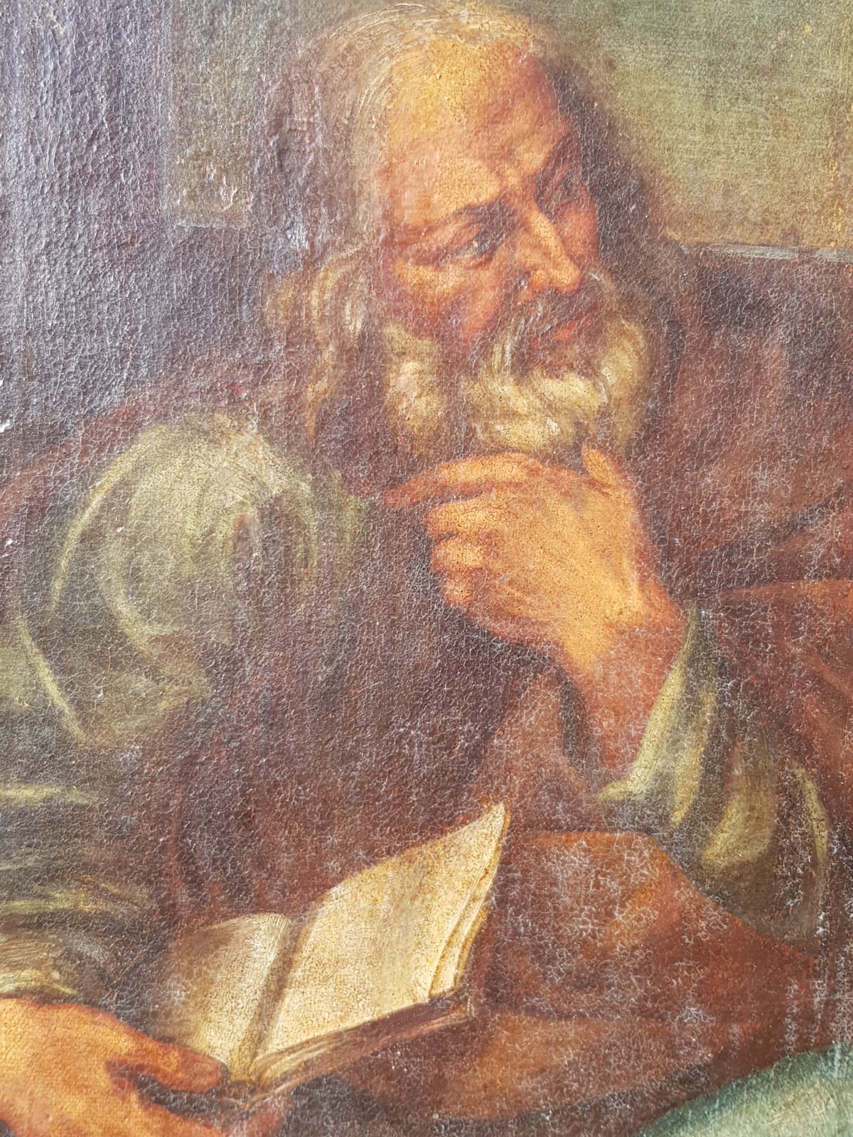 Holy Family, Oil on Canvas, Framed, Italian School, 17th Century