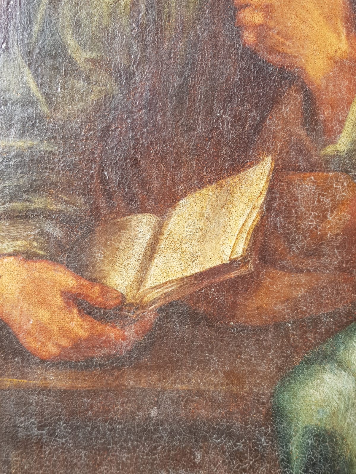 Holy Family, Oil on Canvas, Framed, Italian School, 17th Century