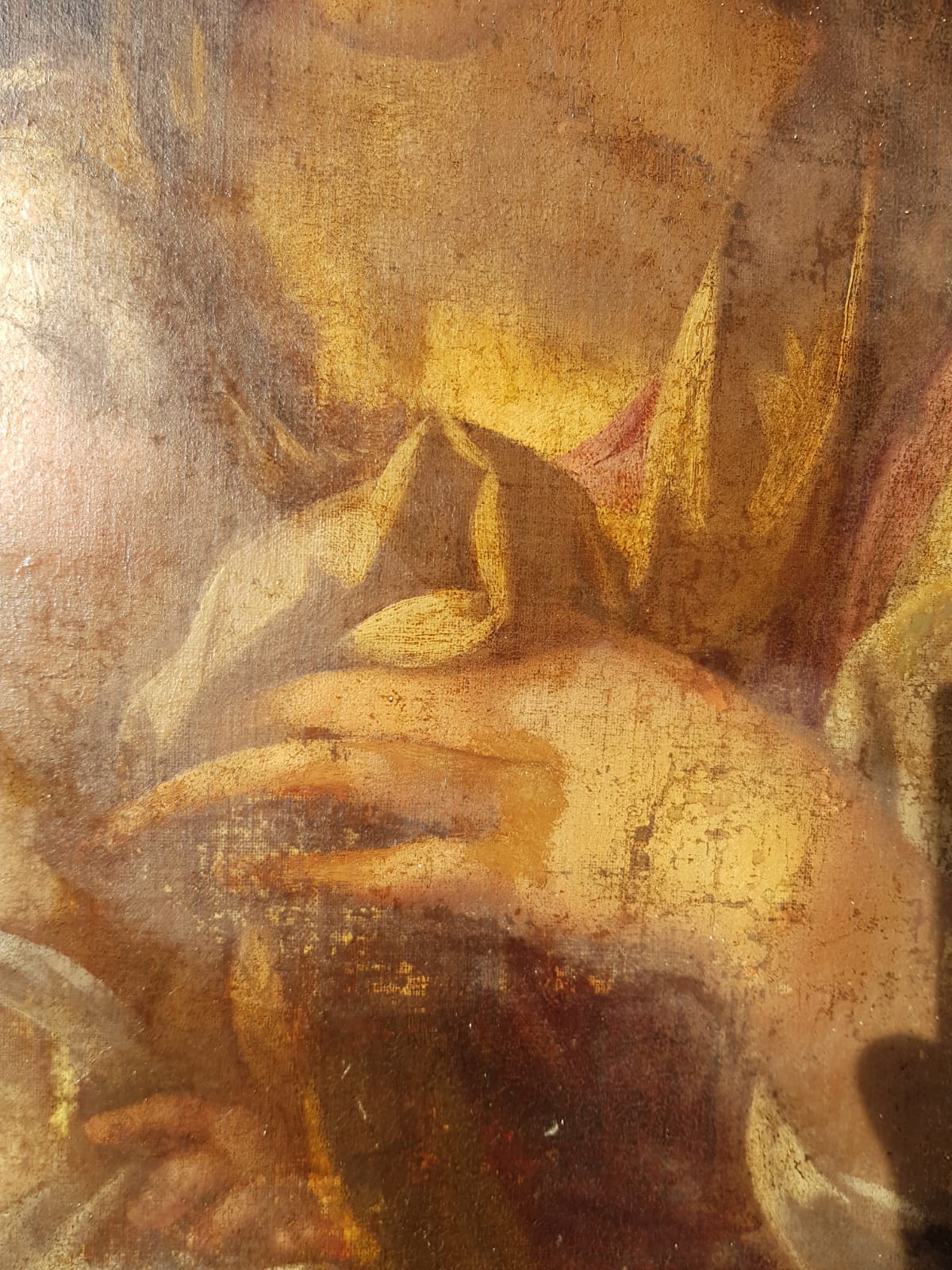 Madonna And Child, Oil On Canvas, Italian School, 17th Century