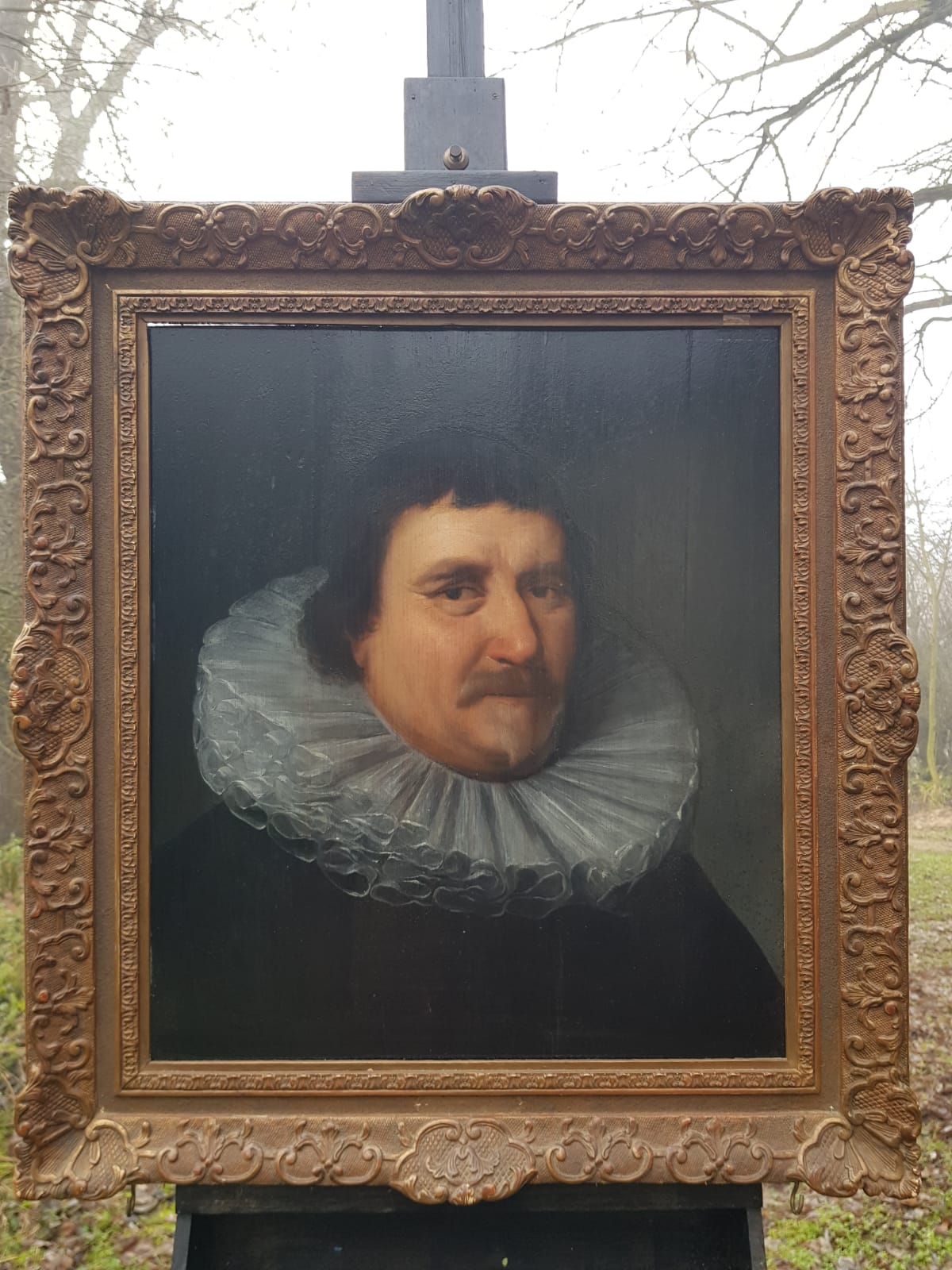 Portrait of a Dutch Man in Ruff Collar, Netherlands, 17th Century or later