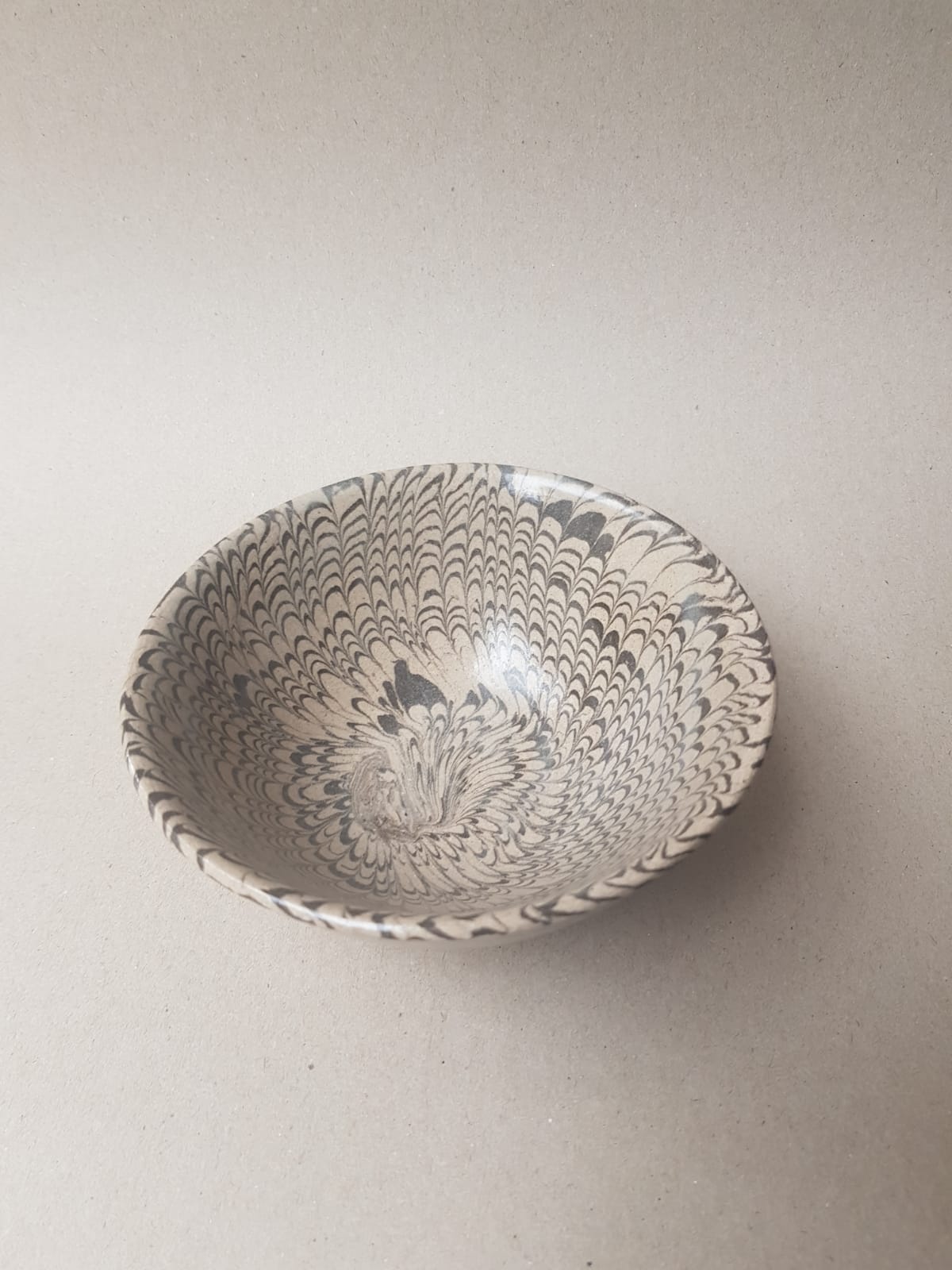 Rare Song Dynasty Marbled "Jiao Tai" Bowl