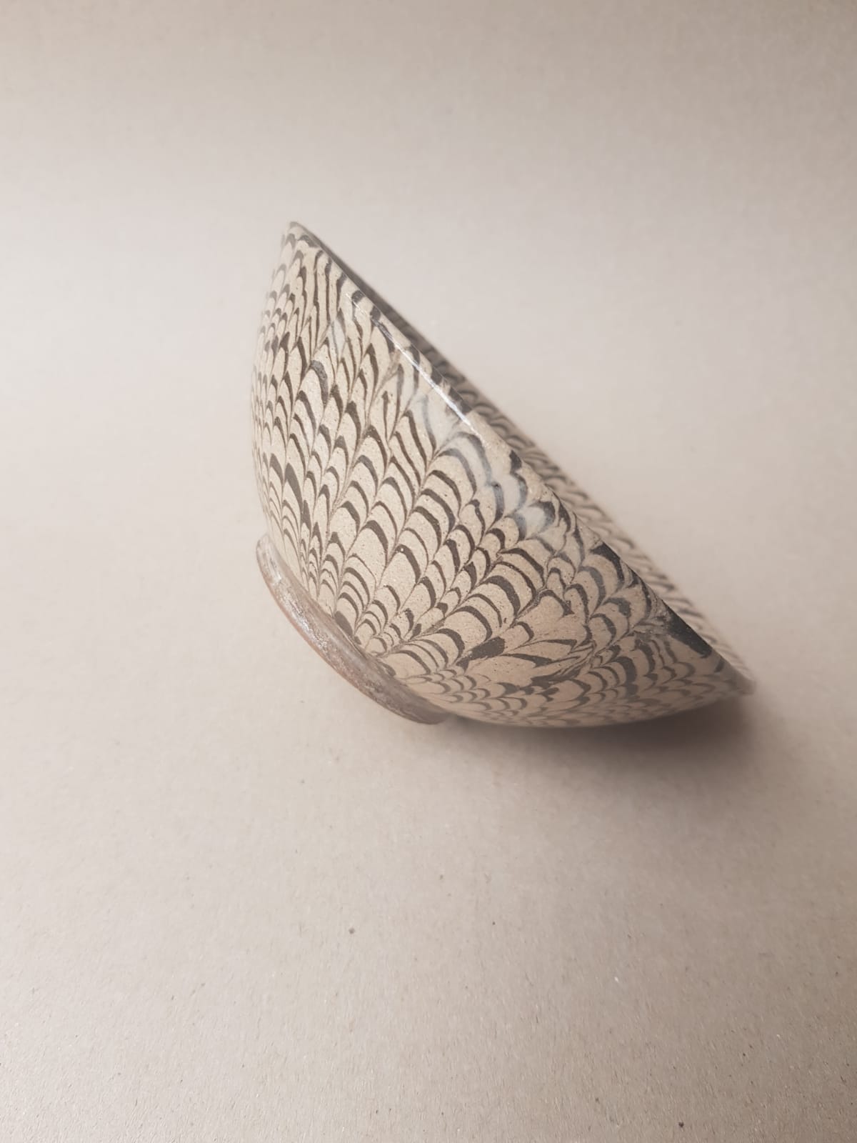 Rare Song Dynasty Marbled "Jiao Tai" Bowl