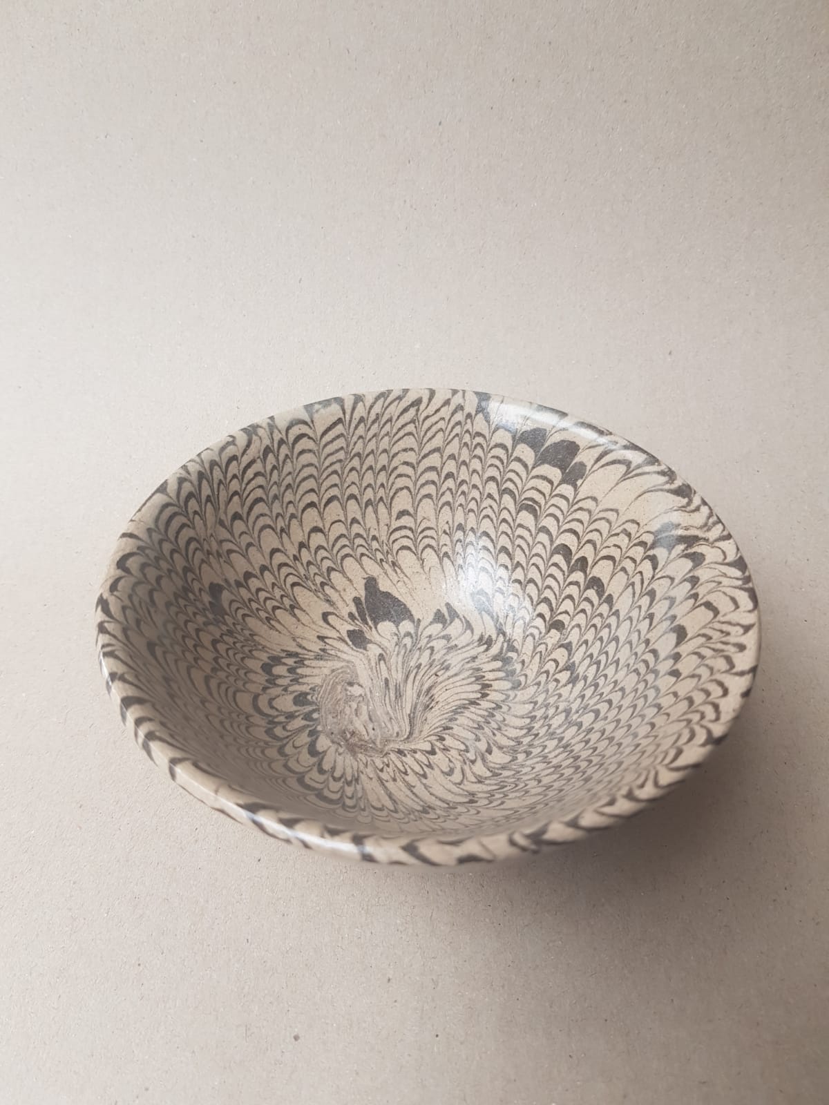 Rare Song Dynasty Marbled "Jiao Tai" Bowl