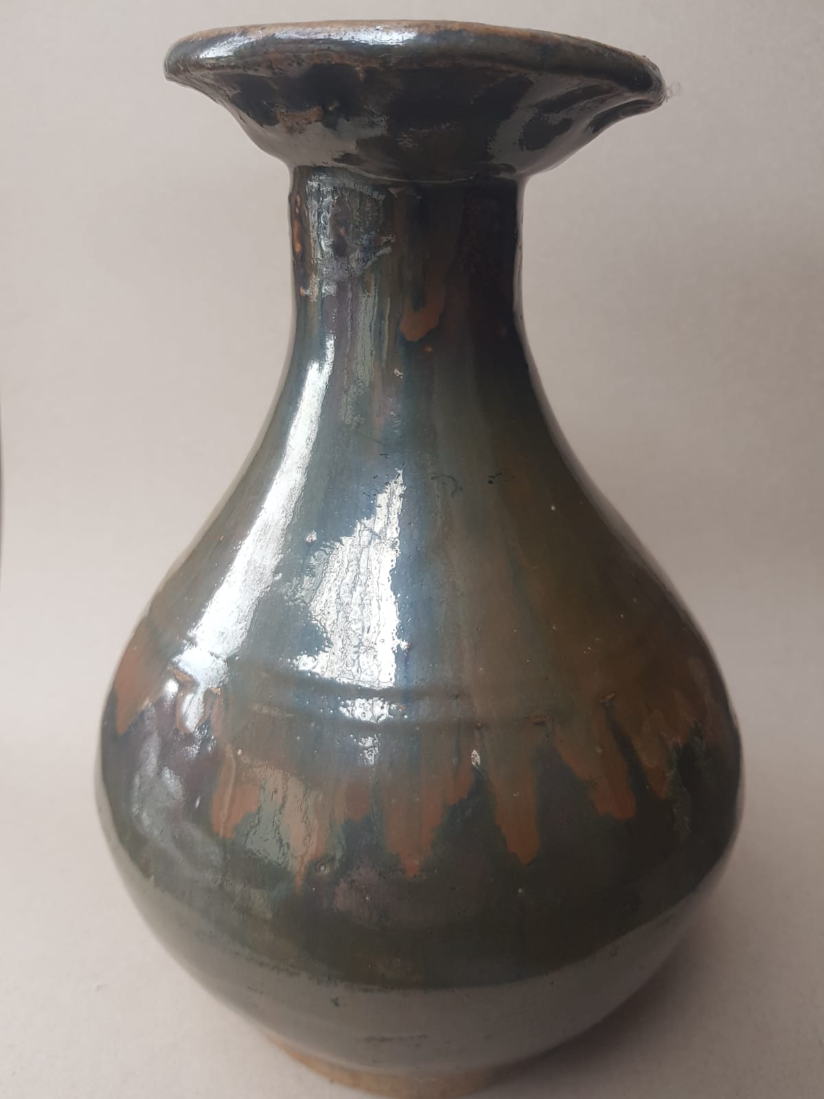Rare "Partridge Feather" Glaze Yuhuchunping Vase, Song Dynasty Northern Blackware
